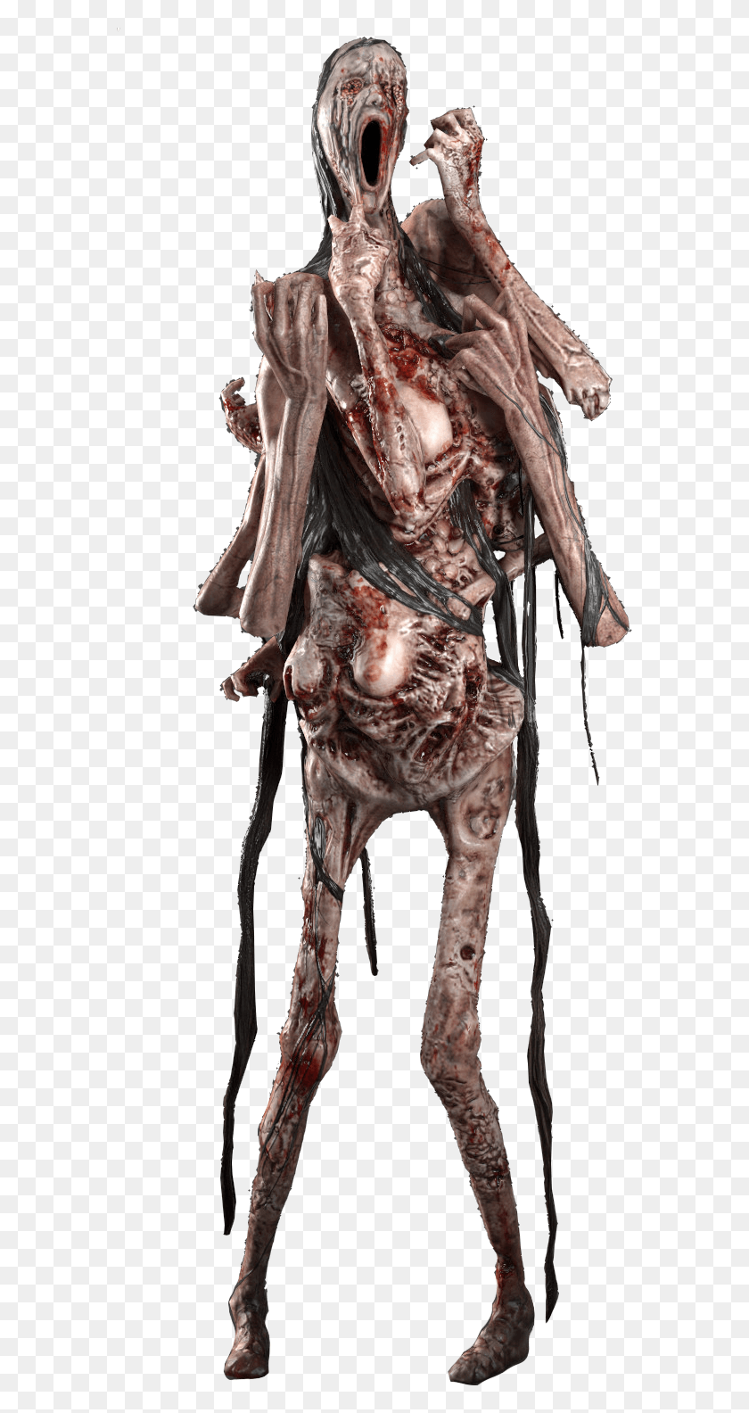 579x1524 Evil Within 2 Screamer Evil Within 2 Lament, Figurine, Alien, Torso HD PNG Download