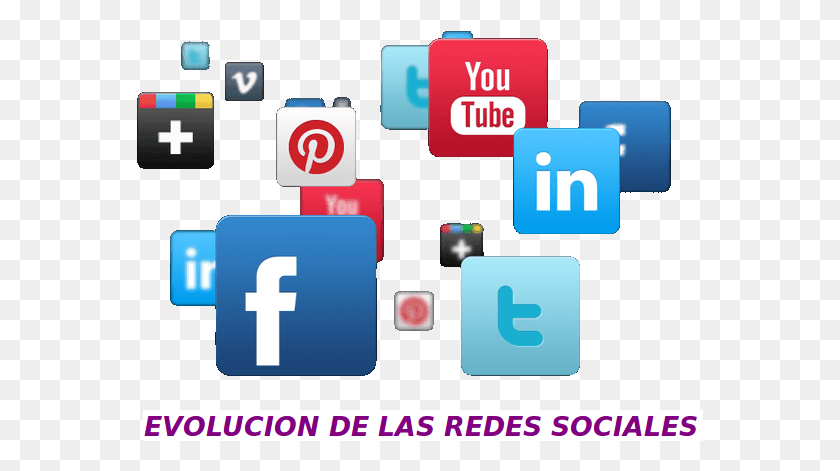 567x411 Социальные Сети Evolucin De Las Redes Sociales Por Paula Y Andrea, Текст, Число, Символ Hd Png Скачать