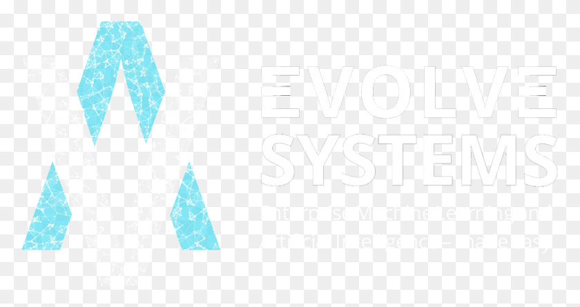 979x484 Логотип Evolve С Названием White 2 Preview Fore Systems, Текст, Треугольник, Флаер Png Скачать