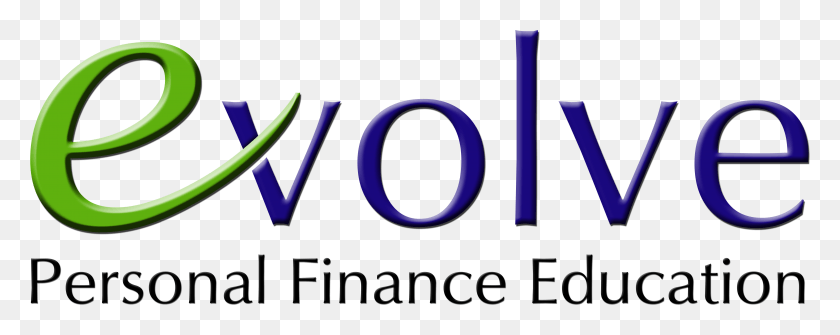 6131x2167 Платформа Электронного Обучения Evolve Personal Finance Education Графический Дизайн, Текст, Алфавит, Логотип Hd Png Скачать
