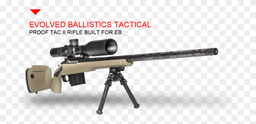 1258x564 Evolved Ballistics Tactical Rifle Is The Tac Ii Stock Long Range Proof Research, Gun, Weapon, Weaponry HD PNG Download