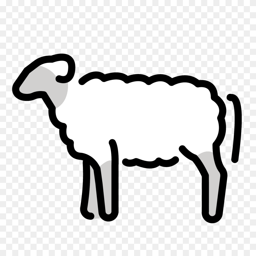 1920x1920 Ewe Emoji Animal, Livestock, Mammal, Sheep Clipart PNG