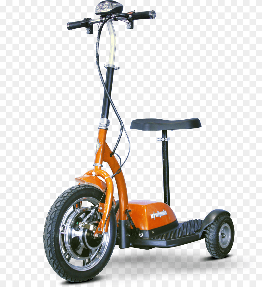 2610x2862 Ewheels Ew 18 Standride Scooter With Folding Tiller E Wheels, Transportation, Vehicle, Machine, Wheel Transparent PNG