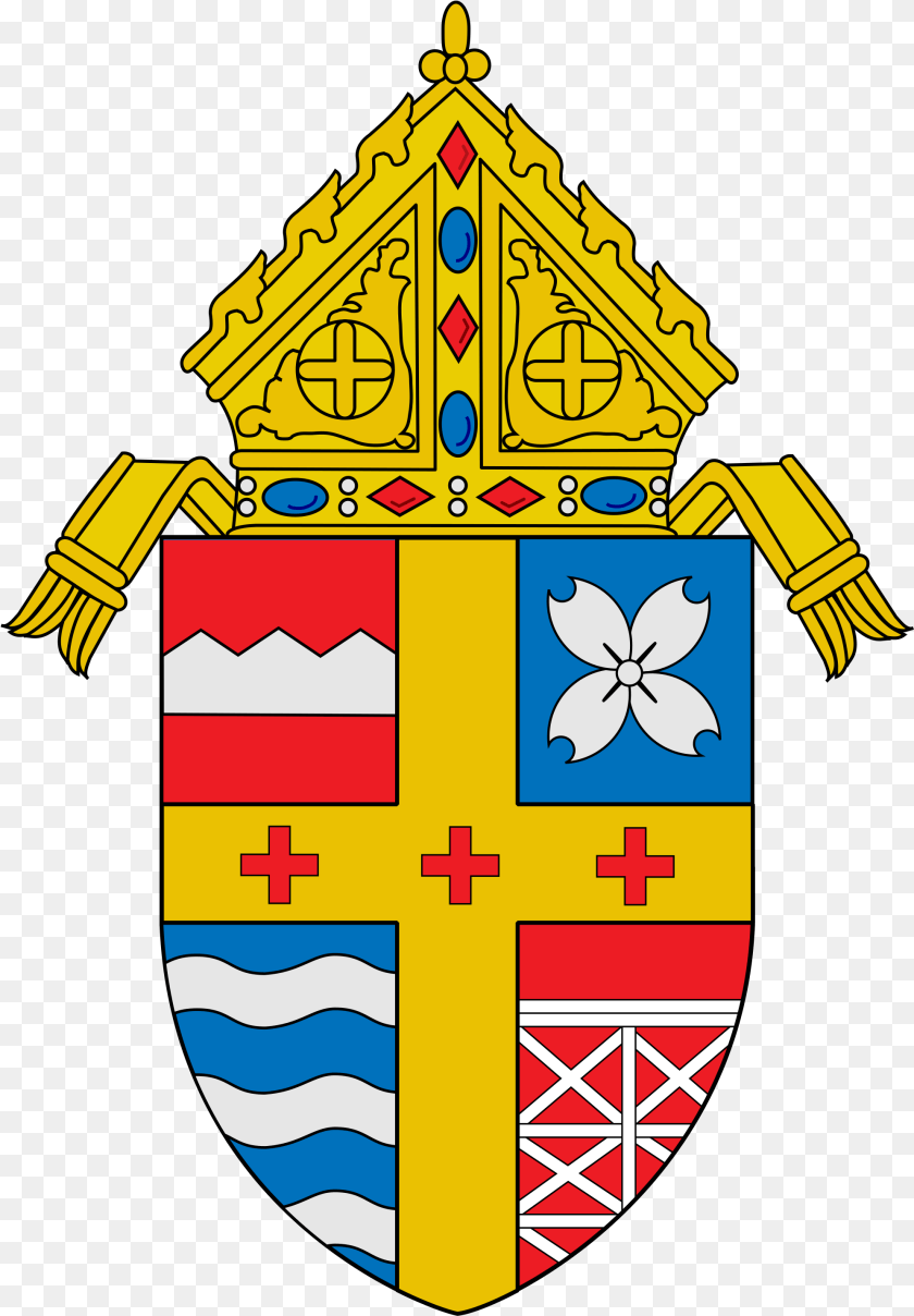 1992x2865 Ex Marine Harassed Threatened Catholic Diocese From Diocese Of Arlington Coat Of Arms, Armor, First Aid, Shield Clipart PNG