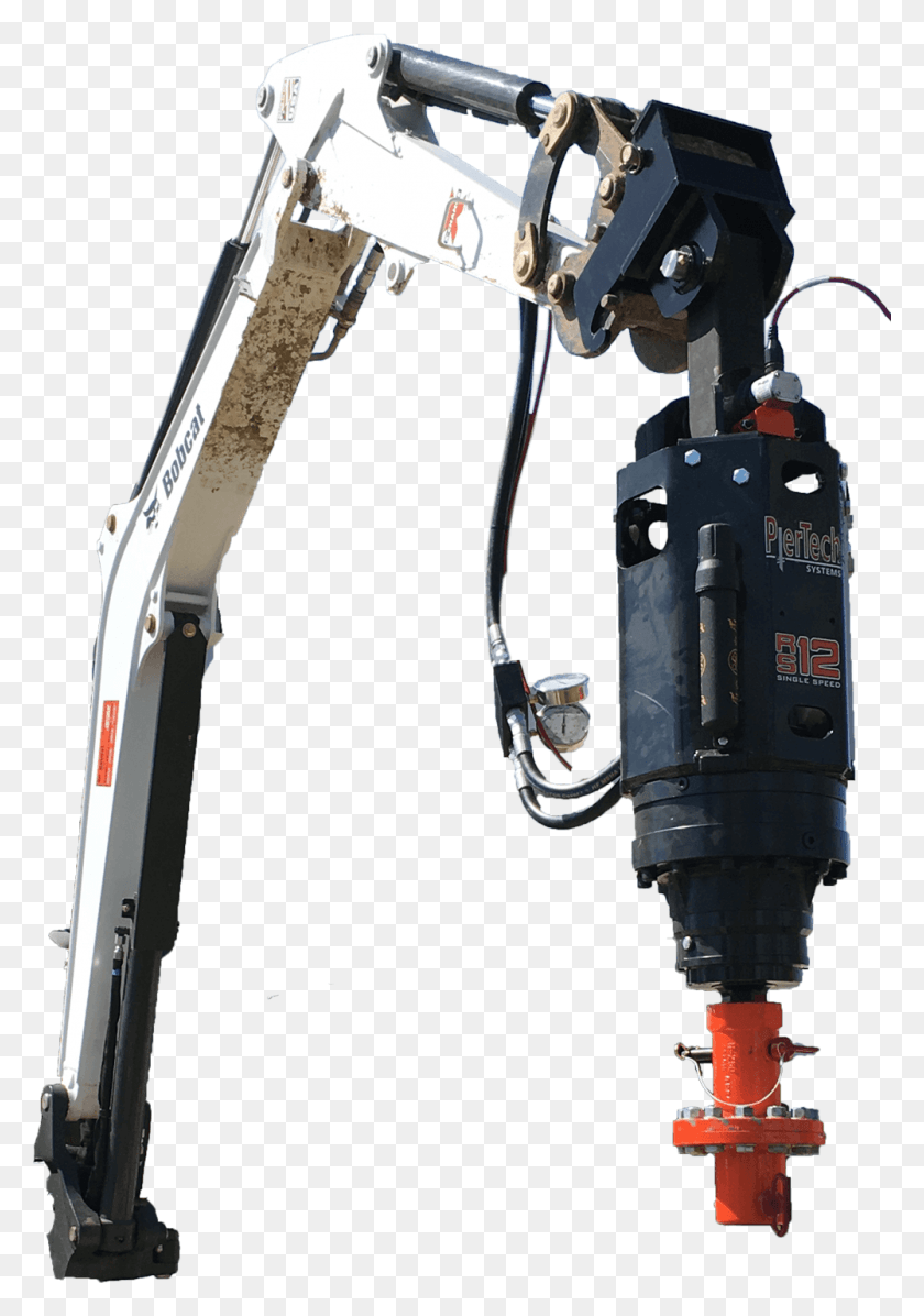1000x1457 Excavator And Custom Attachments Crane, Machine, Robot, Tool HD PNG Download