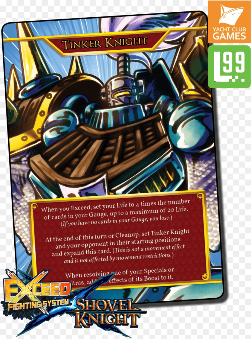 945x1275 Exceed Card Previews Exceed Fighting System Shovel Knight, Advertisement, Poster, Book, Publication Transparent PNG