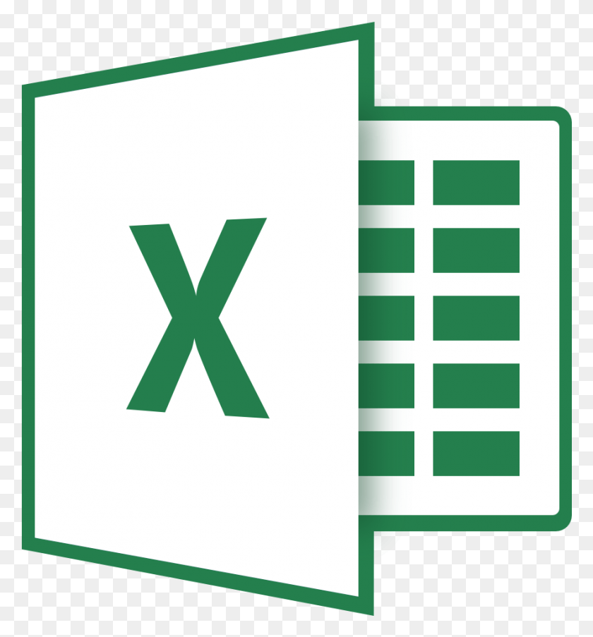 885x957 Excel Icon Microsoft Excel Icon 2014, Logo, Symbol, Trademark HD PNG Download