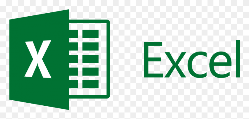 840x369 Логотип Excel Логотип Microsoft Excel, Число, Символ, Текст Hd Png Скачать
