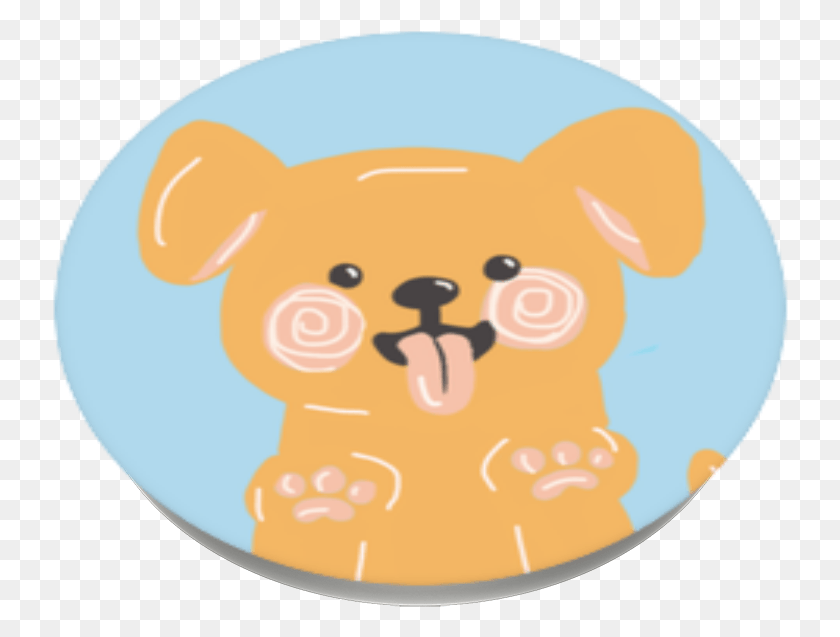 736x577 Excited Puppy Popsockets Cartoon, Pig, Mammal, Animal HD PNG Download
