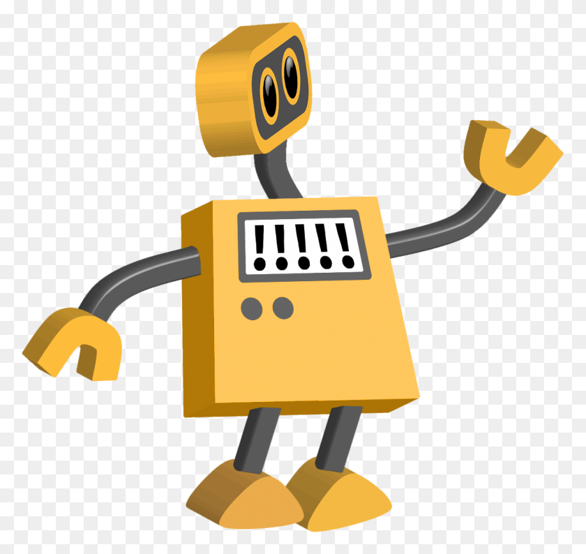 1087x1023 Descargar Png / Botón De Signo De Exclamación, Robot De Dibujos Animados Hd Png