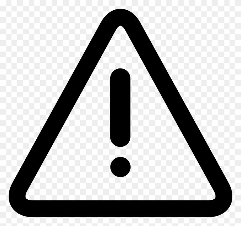 980x916 Exclamation Point Error Compressed Air Warning Label, Triangle, Symbol, Sign HD PNG Download