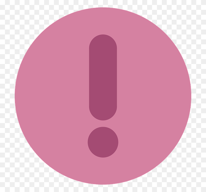720x720 Exclamation Point Exclamation Mark Attention Problem Snapchat Icon Pink, Text, Sphere, Number HD PNG Download