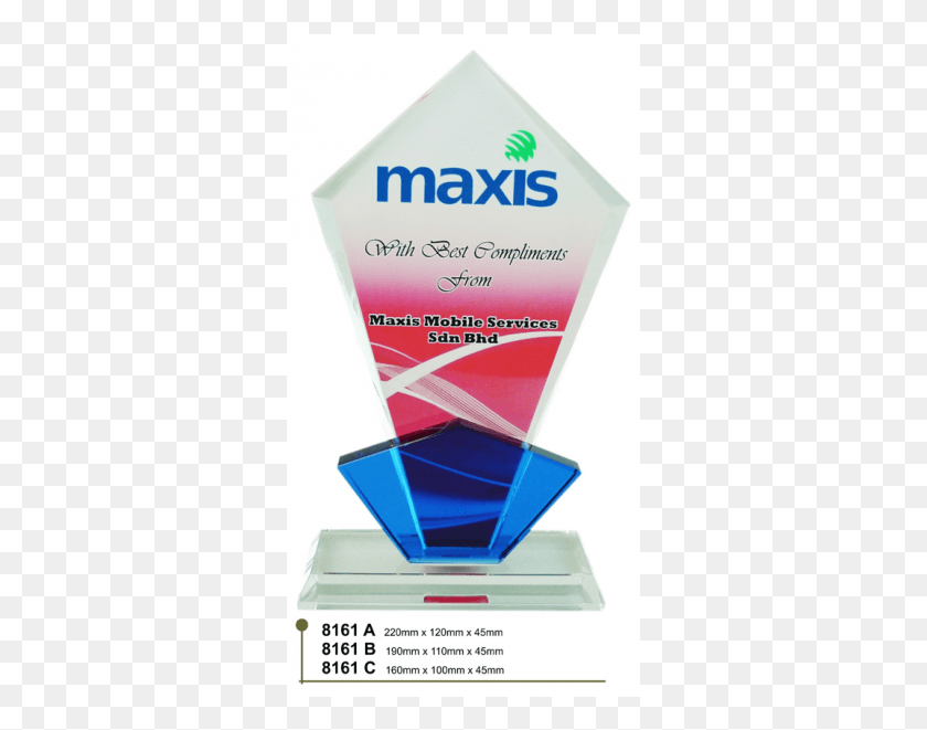 321x601 Exclusive Crystal Glass Awards 8161 Exclusive Trophy, Text, Toothpaste, Paper HD PNG Download