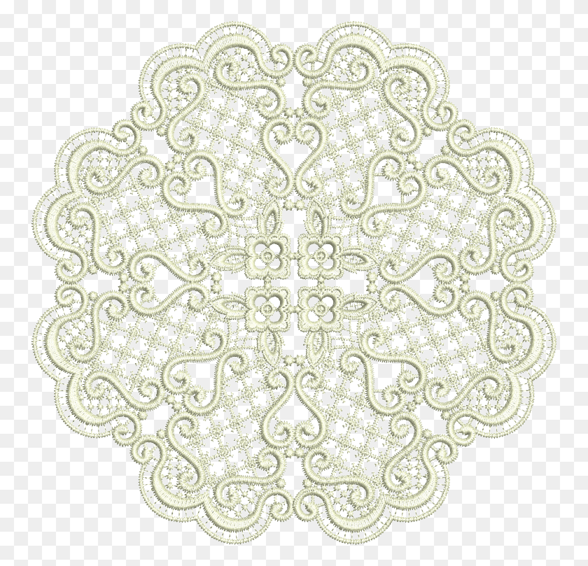 750x749 Exclusive Doily Doily, Rug, Pattern, Snowflake HD PNG Download