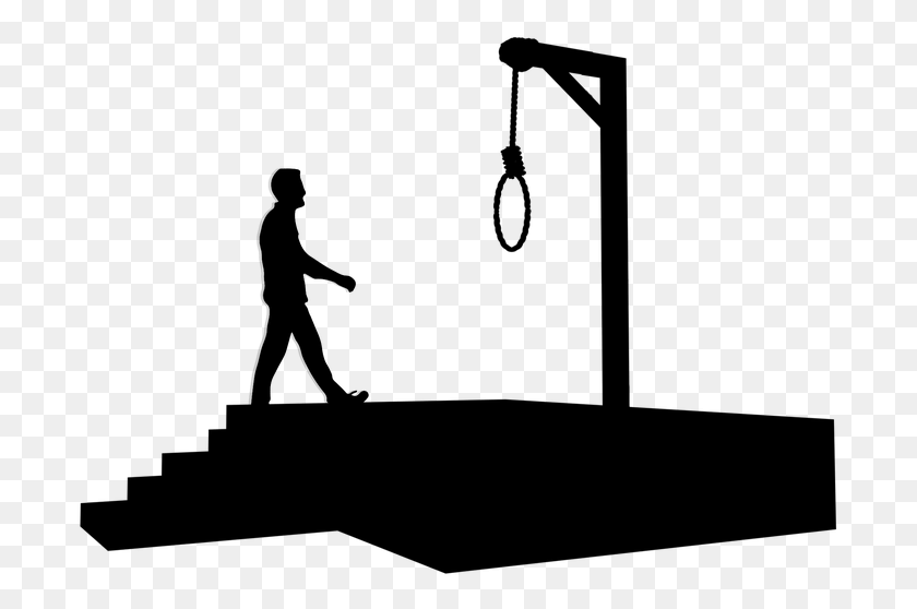 699x498 Execution Hang Punishment Criminal Silhouette Death Penalty Transparent, Gray, World Of Warcraft HD PNG Download