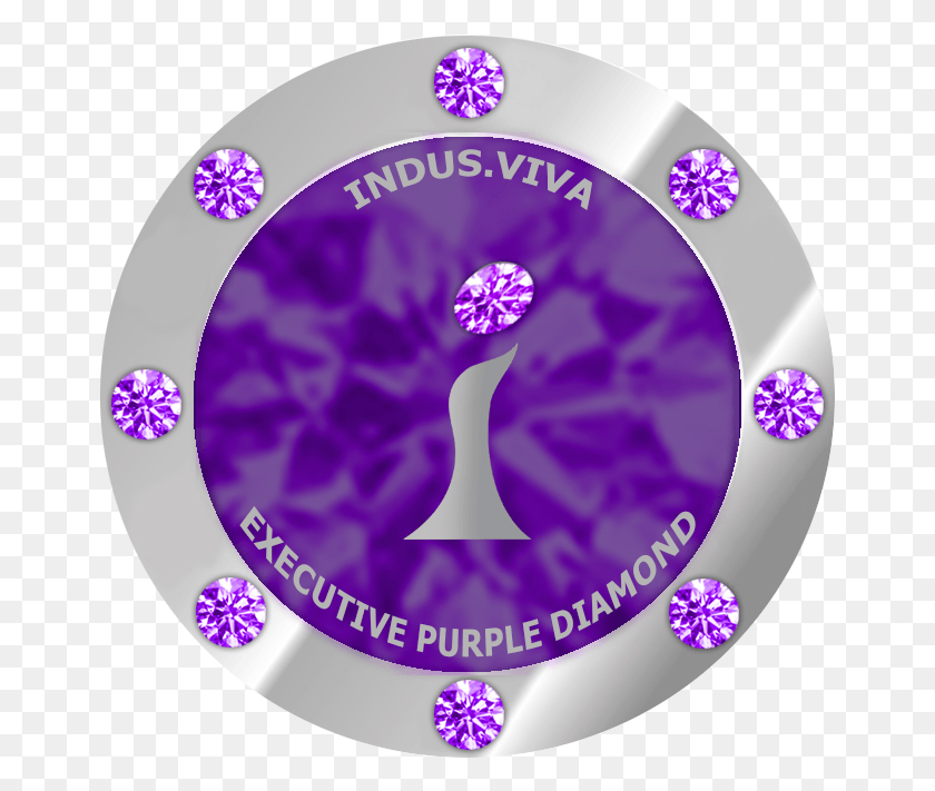 661x651 Executive Purple Diamond Circle, Gemstone, Jewelry, Accessories HD PNG Download