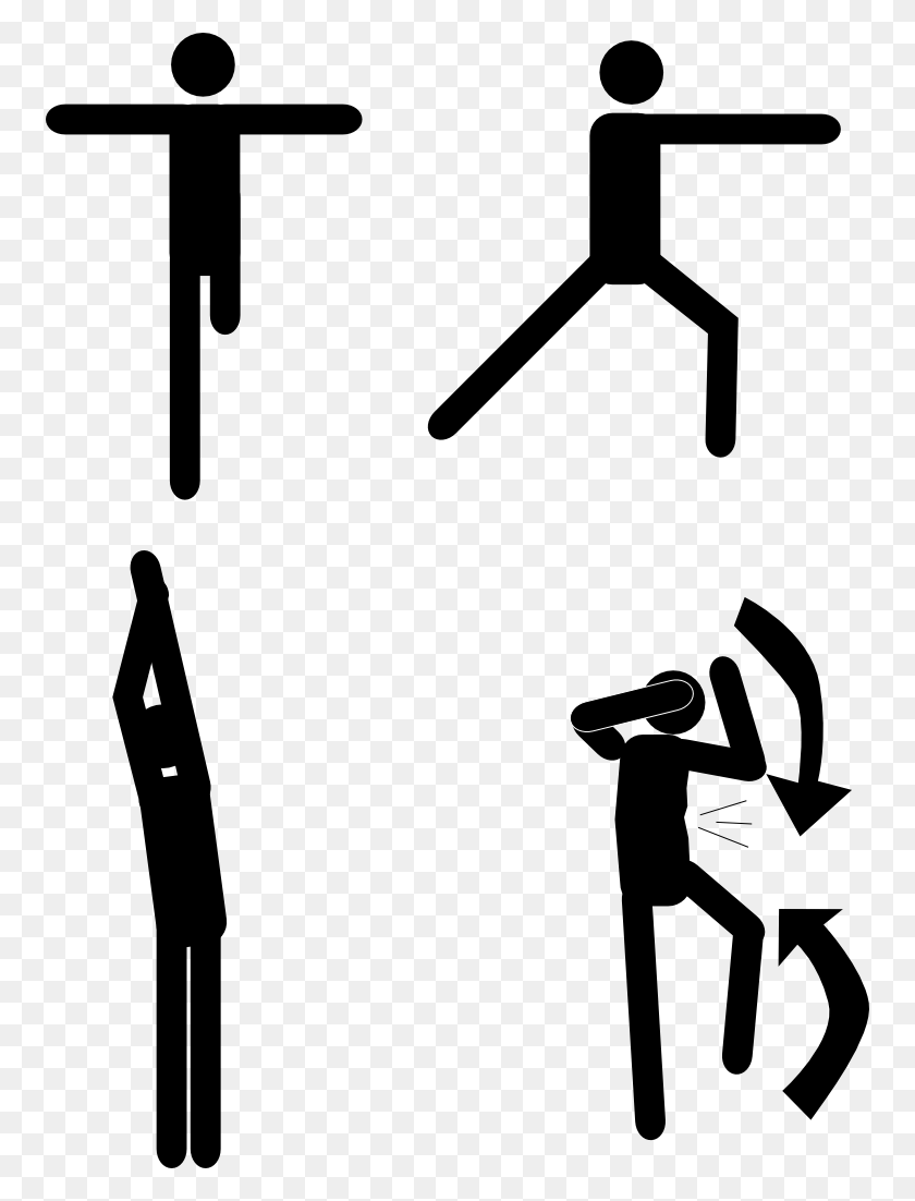 756x1042 Exercising Figures, Stencil, Text HD PNG Download