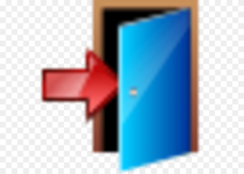 600x600 Exit Door Clipart, File Binder, File Folder, Blackboard Sticker PNG