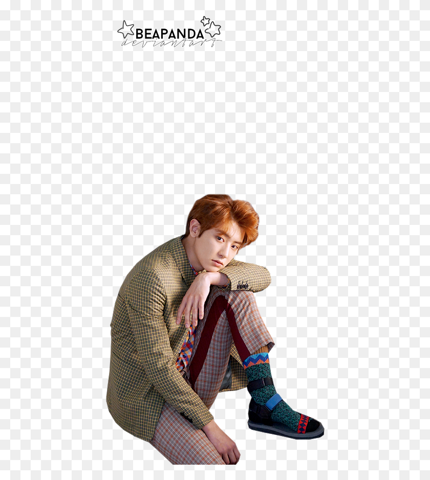 428x879 Exo Exo Chanyeol Exo Chanyeol 2017 Chanyeol Exo Exo Chanyeol Transparent Sitting, Clothing, Apparel, Person HD PNG Download