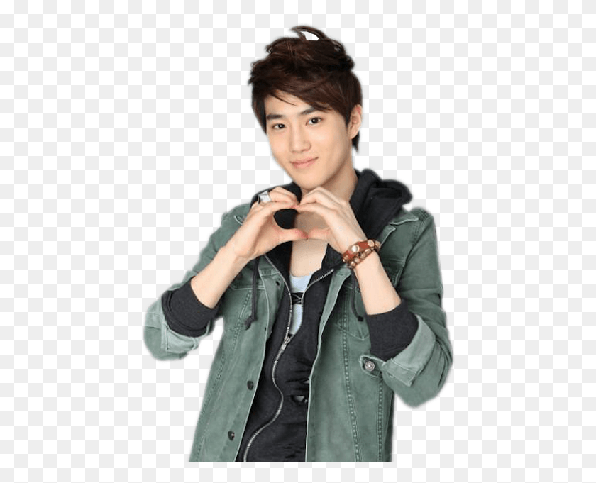 448x621 Descargar Png / Exo Individual Suho Valentine, Ropa, Ropa, Persona Hd Png