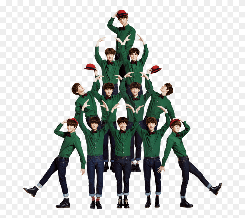 685x689 Exo Lyrics And More Exo Miracles In December, Person, Human, People HD PNG Download