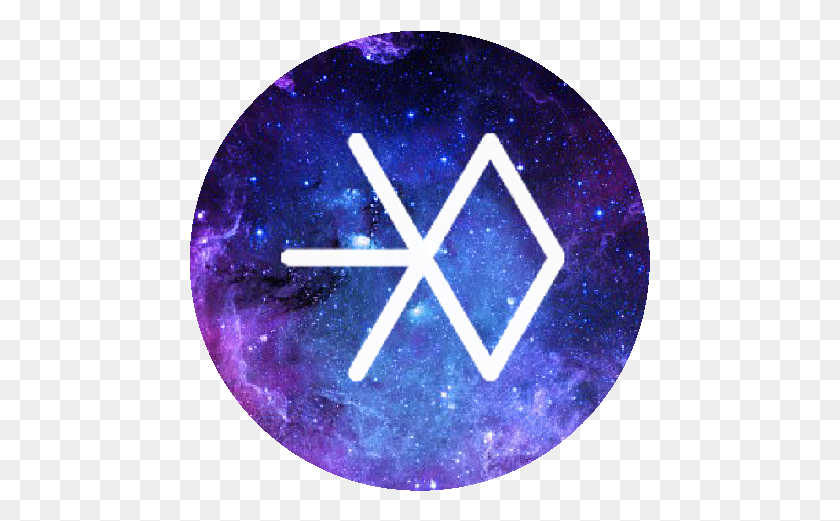 461x461 Exo Popsockets Exo Logo Miracles In December, Moon, Outer Space, Night HD PNG Download