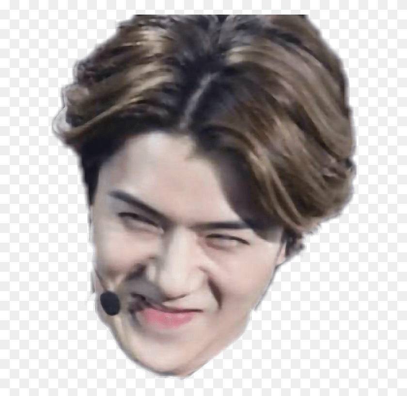 632x756 Exo Sehun Funny Face Exo Funny Face, Person, Human, Head HD PNG Download