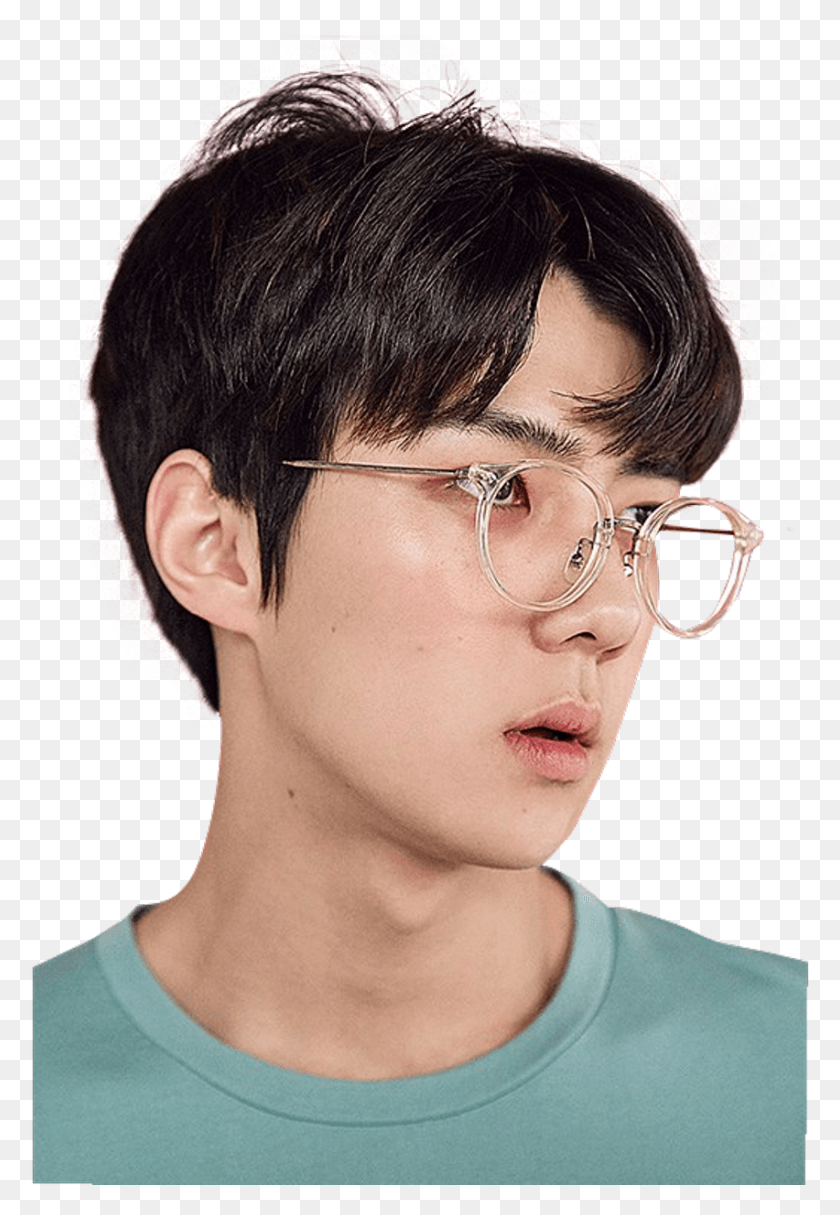 852x1262 Exo Suho Pre Debut Sehun Lucky One, Glasses, Accessories, Accessory HD PNG Download