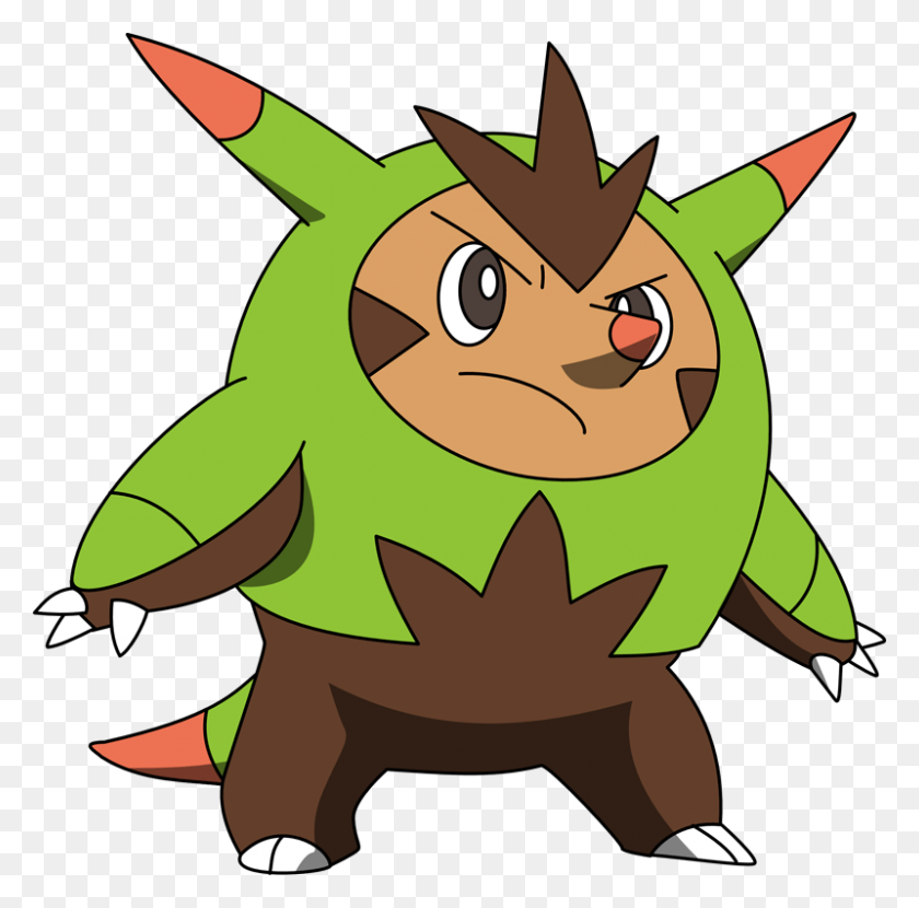 800x790 Exp Do Chespin Pokemon, Plant, Graphics HD PNG Download