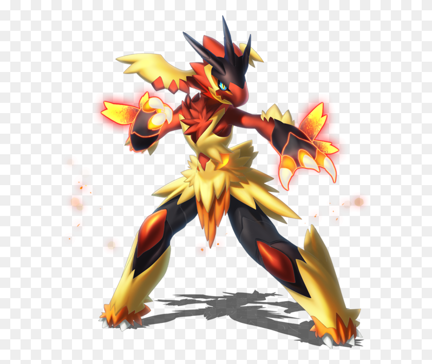 598x648 Exp Lucario And Blaziken Fusion, Person, Human HD PNG Download