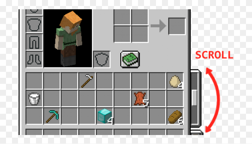 717x421 Expandable Inventory Mod For Minecraft Minecraft Empty Armor Slots HD PNG Download