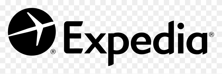 2400x680 Expedia Logo Black And White Expedia White Logo, Outer Space, Astronomy, Space HD PNG Download