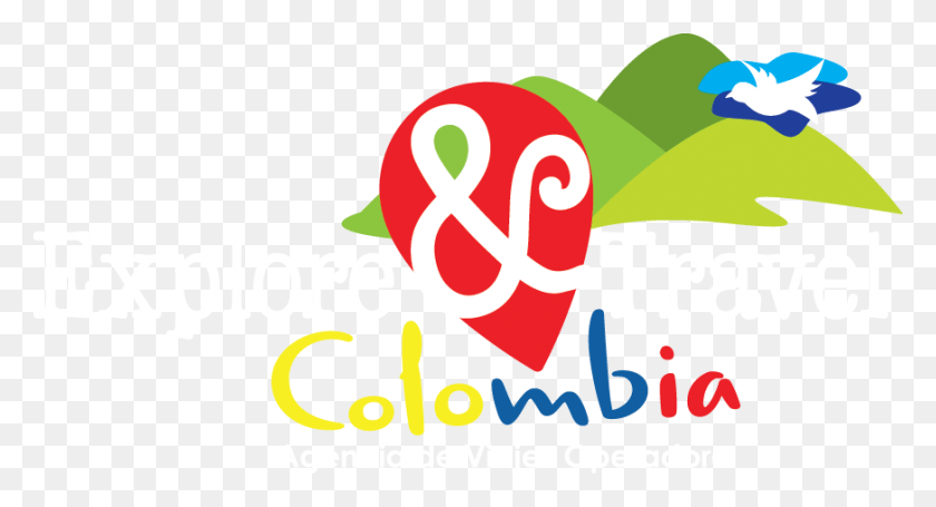 873x443 Explore And Travel Colombia Diseño Gráfico, Alfabeto, Texto, Símbolo Hd Png