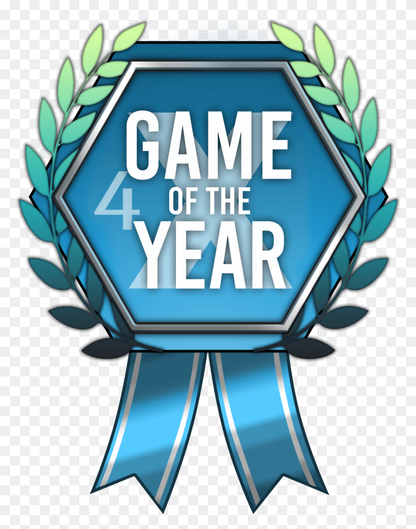 893x1155 Explorminate 4x Game Of The Year 2018 Game Of The Year Logo, Trophy, Symbol, Word HD PNG Download