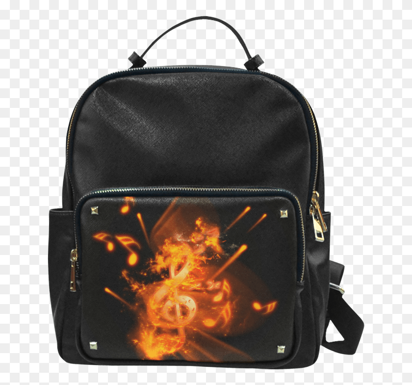 649x725 Explosion Clef And Key Notes Campus Backpacksmall Backpack, Bag, Handbag, Accessories HD PNG Download