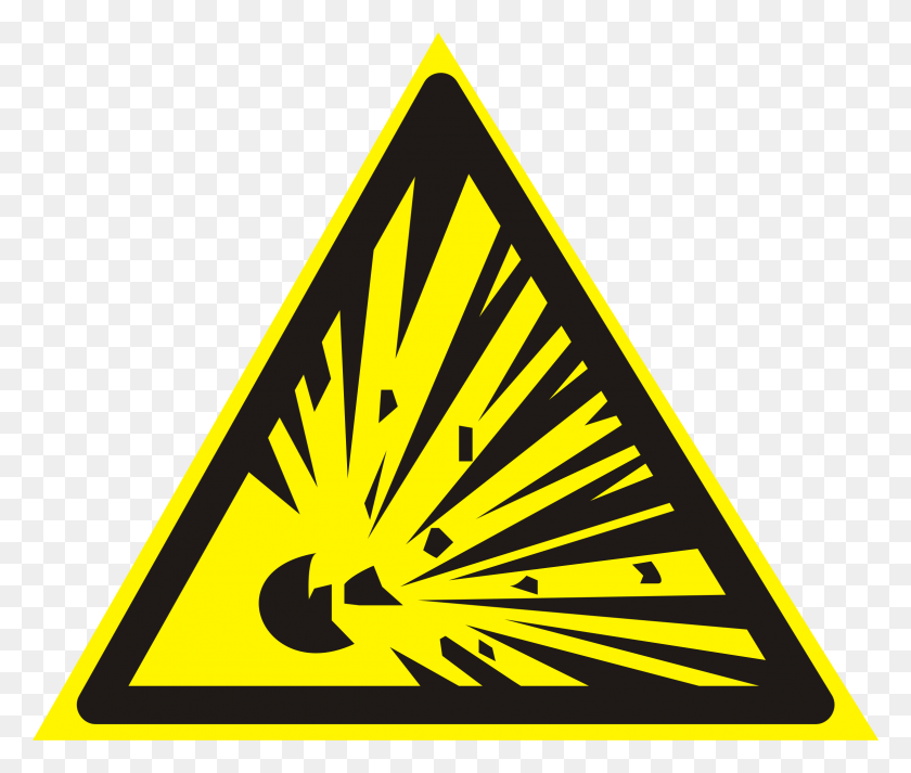 2348x1967 Explosion Clip Art Explosion Hazard Symbol, Triangle, Logo, Trademark HD PNG Download
