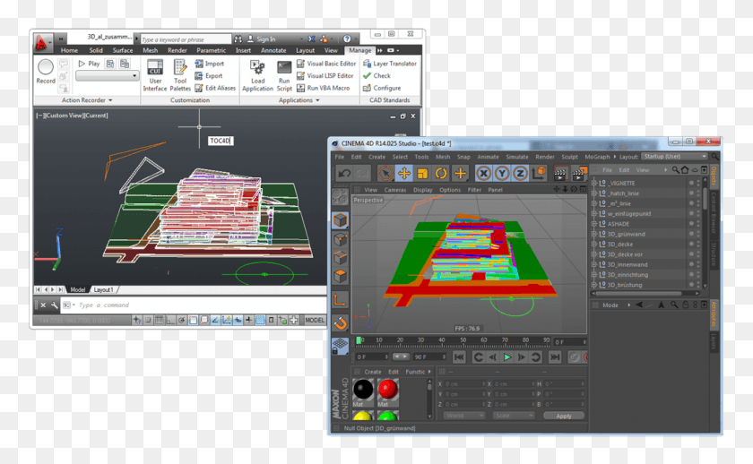 1049x616 Export Your Work From Autocad To Cinema 4d Export Autocad To Cinema, Word, Electronics, Screen HD PNG Download