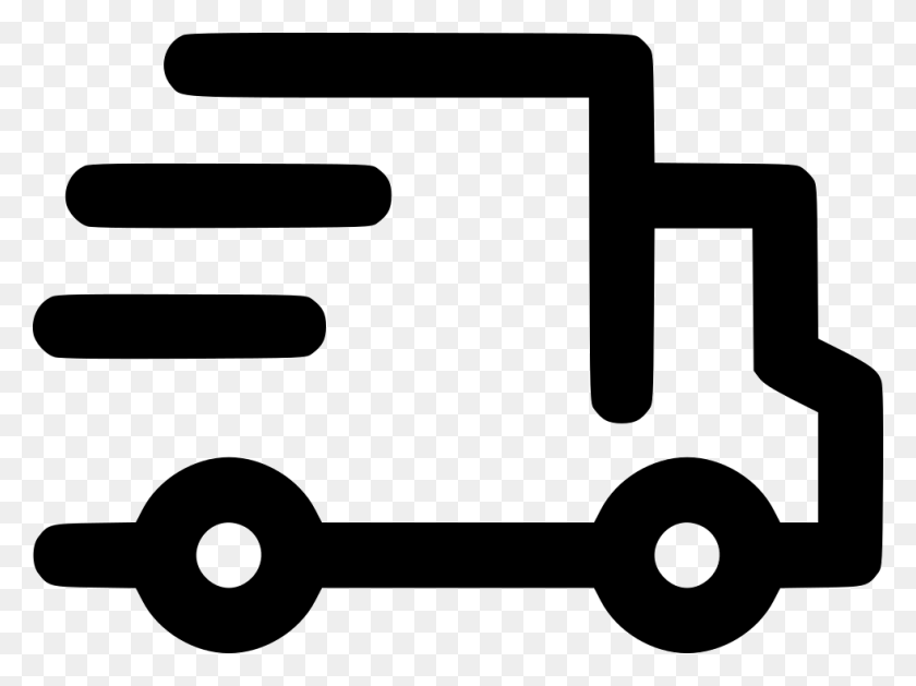 980x716 Express Delivery Free Icon Express Delivery Svg, Lawn Mower, Tool, Vehicle HD PNG Download