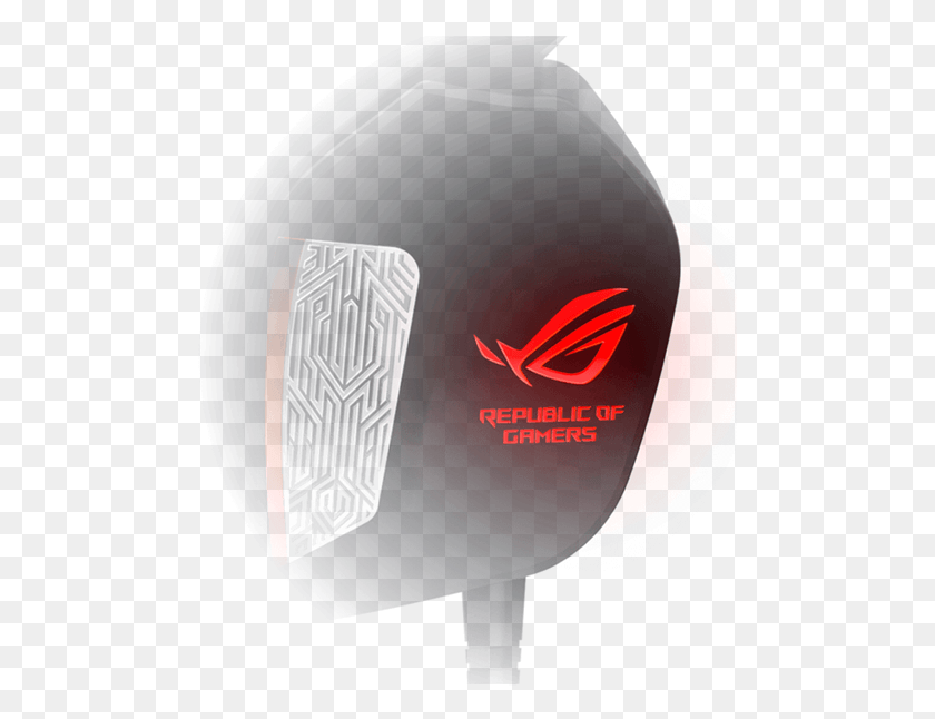 485x586 Express Your Gaming Style With Rog Centurion39s Glowing Sports Equipment, Clothing, Apparel, Helmet HD PNG Download