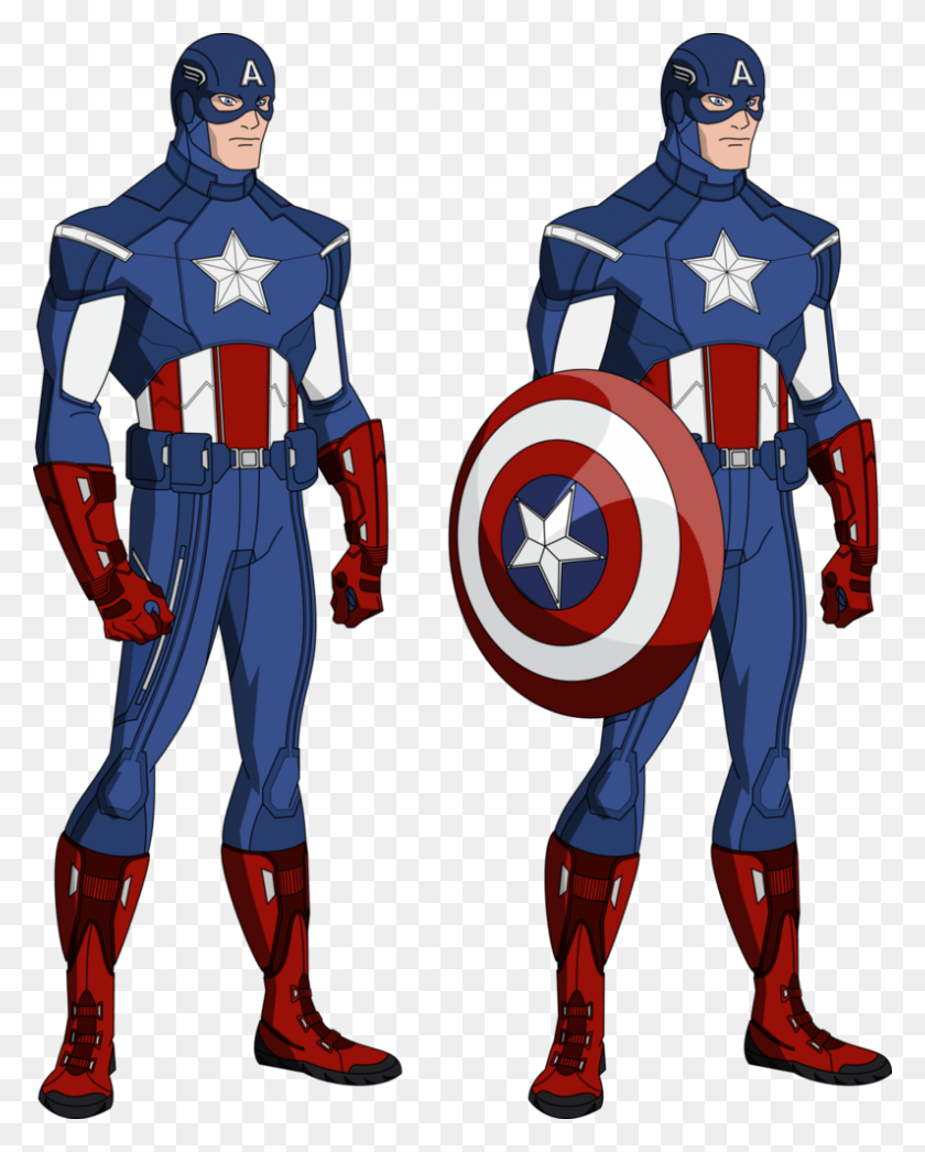 795x1005 Exquisite Captain America Cartoon 26 Clip Art Image Mcu Bucky As Captain America, Costume, Person, Human HD PNG Download