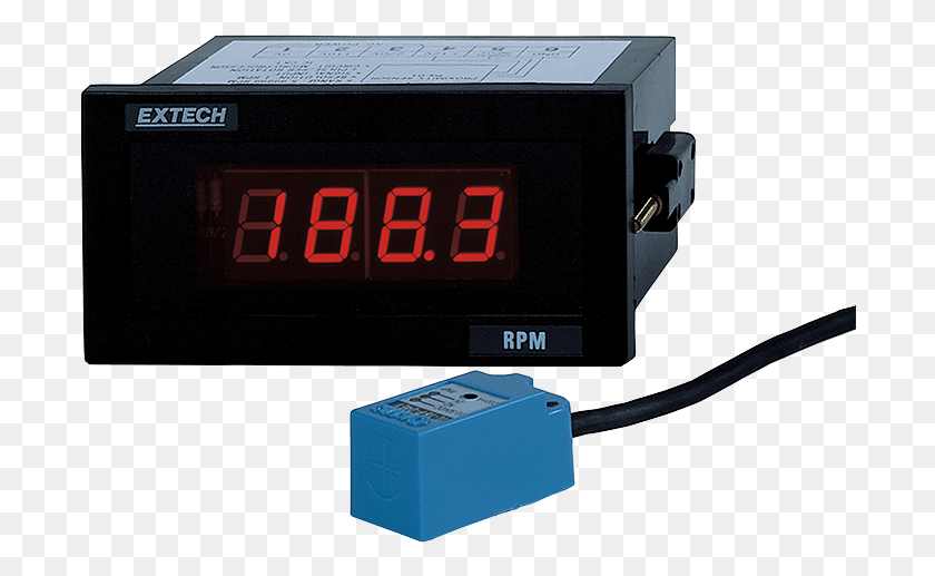698x457 Extech Puma Digital Rpm Meter, Digital Clock, Clock, Electrical Device HD PNG Download