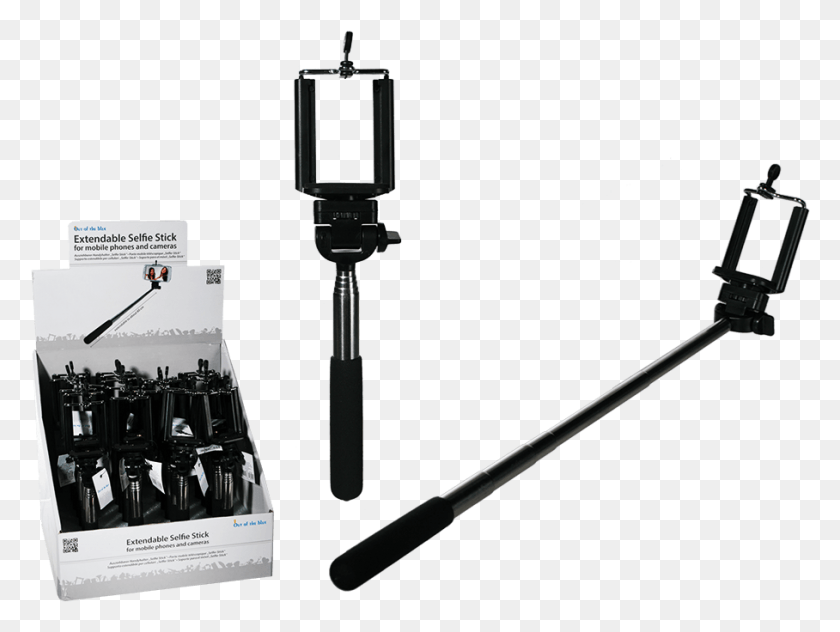 908x666 Extendable Mobile Phone Holder Out Of The Blue Selfie Stick, Adapter, Tool, Plug HD PNG Download