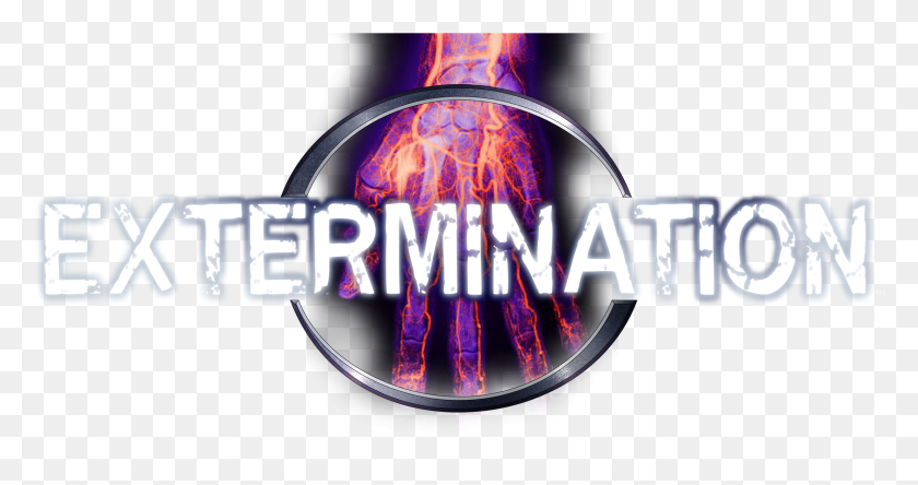 2532x1247 Extermination Logo Extermination, Lighting, Light, Text HD PNG Download