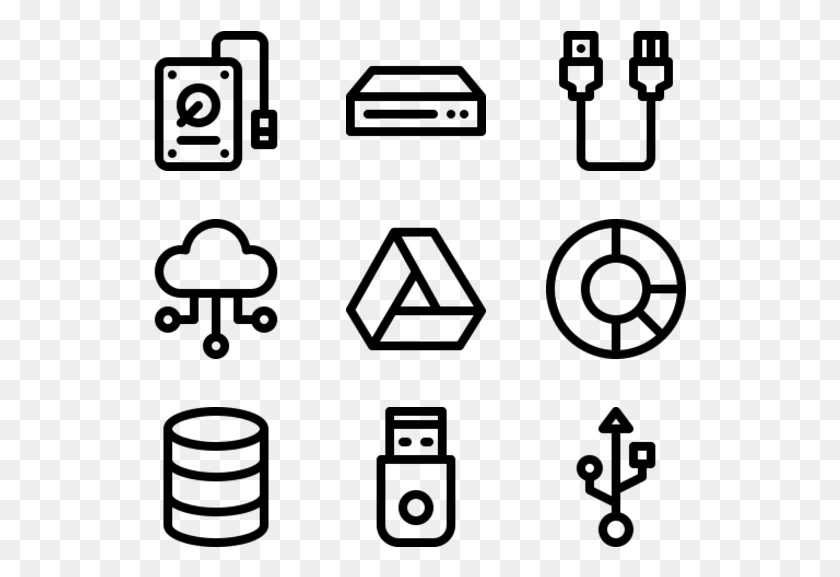533x517 External Hard Drive Diving Icons, Gray, World Of Warcraft HD PNG Download