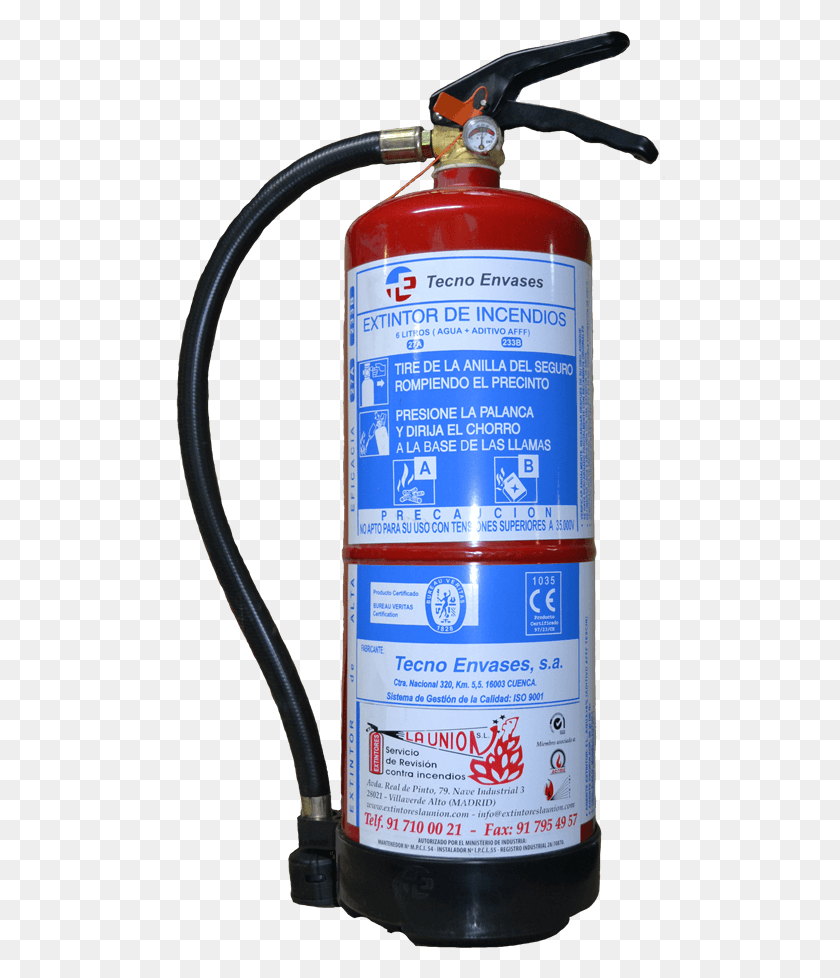 490x918 Extintor De Agua Y Aditivo La Unin Extintor De Agua Pulverizada, Bottle, Plant, Appliance Hd Png