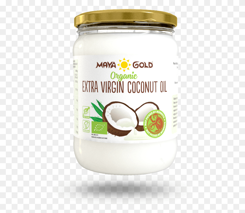 520x671 Extra Virgin Coconut Oil Maya Gold Organic Extra Virgin Coconut Oil, Plant, Vegetable, Food HD PNG Download