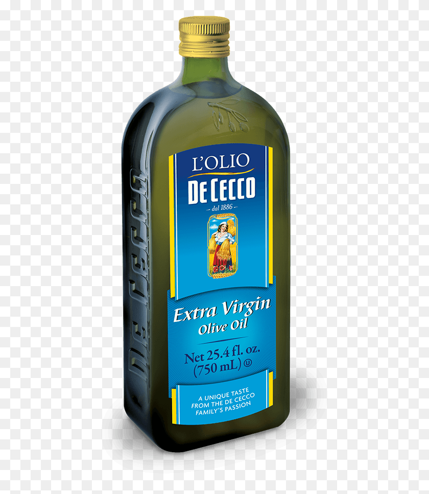 465x907 Extra Virgin Olive Oil De Cecco Olive Oil, Liquor, Alcohol, Beverage HD PNG Download
