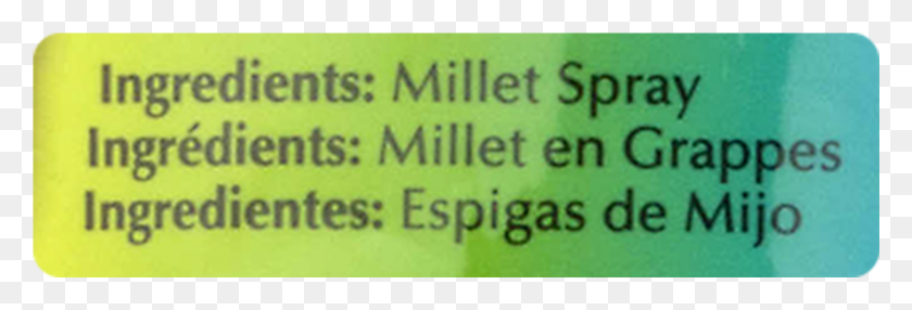 1801x522 Extreme Millet Spray Bird Treat 1 Count Label, Text, Paper, Plant Descargar Hd Png