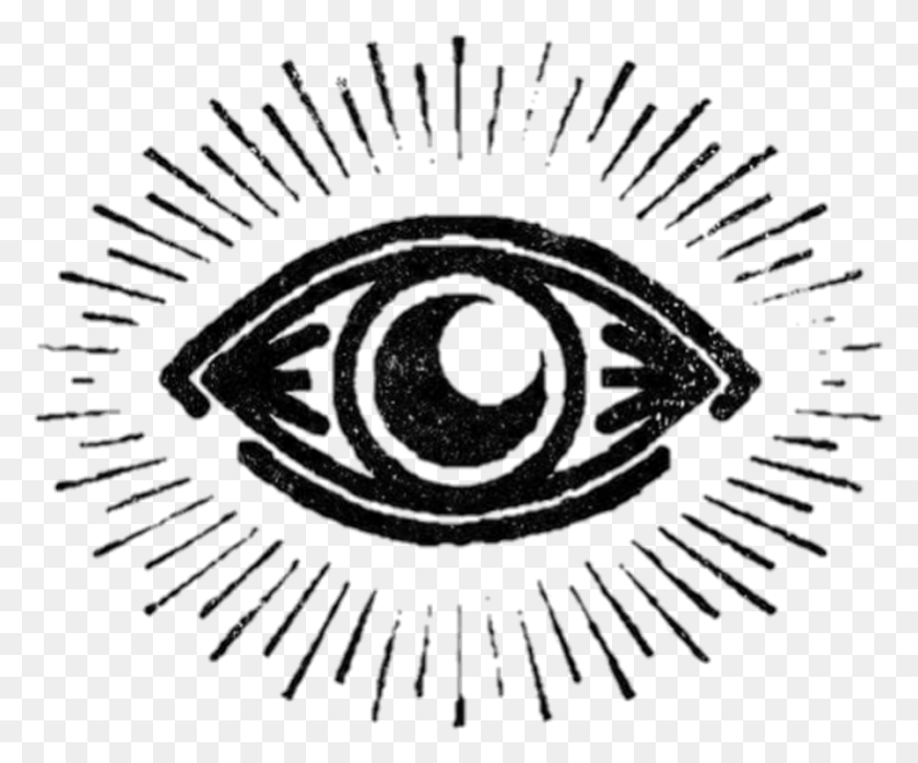 895x734 Eye Eyeoftruth Illuminati Ocultismo Ocultismo Supculture Chelsea, Machine, Hair Slide, Rotor Hd Png