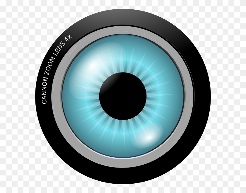 600x600 Eye Lens Clip Art At Clker Pupil Eye Clipart, Camera Lens, Electronics HD PNG Download